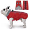 Katzinst Hunde Wintermantel, Ärmellose Wasserbeständig Hundejacke Reflektierend Hundejacke mit Bauchschutz Hundebekleidung Outfit Hundemantel für Grosse Hunde, Labrador, XL
