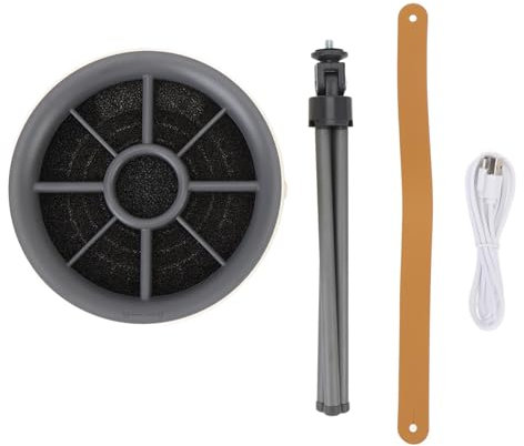 Campana Extractora de Sobremesa Portátil, Lavable, ángulo Ajustable, 3 Velocidades, Extractor de Aire para Cocina Casera, Barbacoa, Interior y Exterior (Beige)