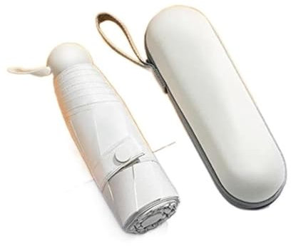 Folding Umbrella Sun Umbrella Sunscreen Anti-ultraviolet Sunny And Rain Dual-use Female Five-folding Capsule Small Portable Sunshade Windproof