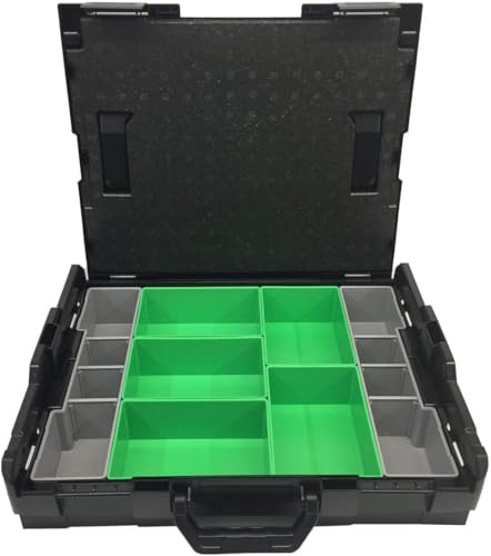Boîte de transport empilable L-BOXX 102 – Coffret de rangement robuste avec inserts D3 et mousse de couvercle