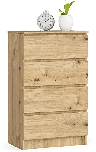 AKORD | Schubladenkommode | Nachttisch | Komodenschrank | Ideal für kleine Gegenstände | Rollcontainer | Laminatplatte | Langlebig | Elegantes Design | Garantiert.