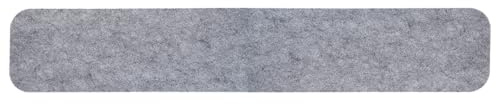 HomeProtect® | Panca da birra, tappetino super sottile, 2 mm, autoadesivo, protezione dell'acqua, riscaldante, antiscivolo, lavabile, grigio (196 x 24 cm)
