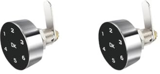 Juego de 2 cerraduras electrónicas para puertas de muebles, caja de correo, cajón, cerradura de gabinete inteligente, barra estilo A, 20 mm, 103-20 mm