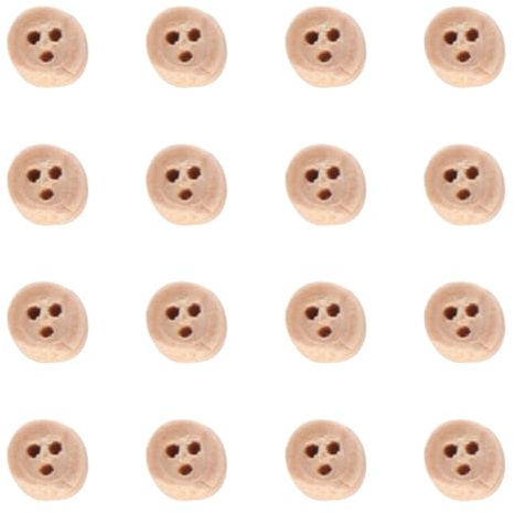 Enwye 20 Pcs Pulley Blocks Model Ship Fittings for Classical Sailing Boat Highly Detailed Ship Deadeye Model Building Kits Parts, 5mm