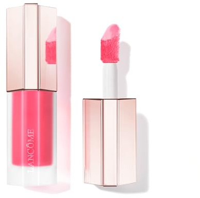 Lancôme Skin Idôle Juicy Liquid Blush, Up to 12HR Radiant Colour, Serum-Infused with Niacinamide & Vitamin E, Skin Hydrating, Blendable & Long-lasting, 9ml