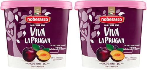 Noberasco Viva La Prugna, Prugne Essiccate Morbide Denocciolate, 400g (Confezione da 2)