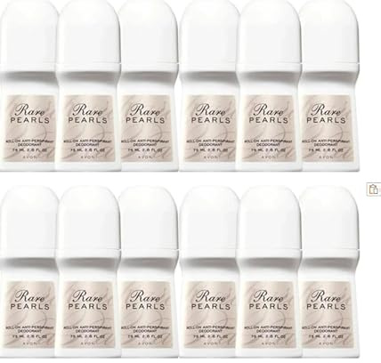 Avon Deodorant Bonus Size Pack of 12 (RARE PEARLS)
