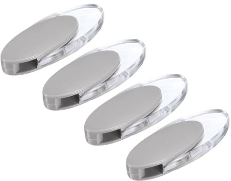 sourcing map Rollo-Kordelgewicht, 90 mm, Vorhang, Fensterladen, Perlen, Kettengriff, römischer vertikaler Rollo, Zubehör, Grau, 4 Stück