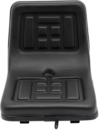 Seggiolino per carrello elevatore universale, resistante trattore sedile con schienale regolabile, capacità di carico 220 libbre per trattori Mietitrici tosaerba, 44,5 x 35,5 x 33,5 cm