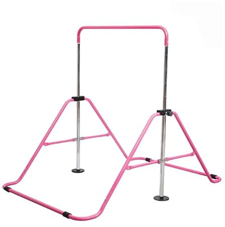 L6NqIAG Barre ginniche Regolabili in Altezza Pieghevoli for Bambini Orizzontali for Allenamento a casa for Sbarra da Ginnastica(Color7)