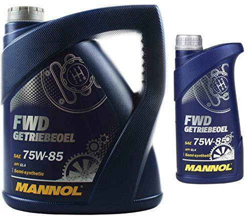 MANNOL Huile de transmission d'origine FWD 75W-85 API GL 4 5 l