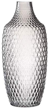 LEONARDO HOME 18679 POESIA Vase 30 cm, Glas, grau