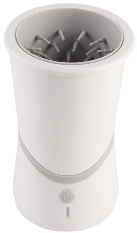 Eivdru Automatischer Pfotenreiniger für Hunde, Hundepfotenreiniger, Hundepfotenreiniger mit weichen Silikonborsten Muddy Paw Cleaner für kleine/mittelgroße Hunde und Katzenpflege