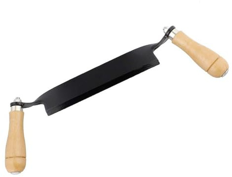 Draw Shave Knife, 8 Inch Straight Draw Knife Draw Shave Tool Woodworking Bark Peeler Debarking Hand Tool