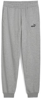 PUMA Boys No. 1 Logo Sweatpants Fl B Knitted Pants, Medium Gray Heather, 152 EU