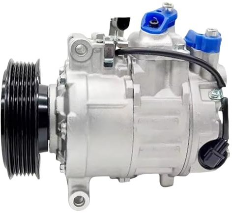 Compresor de aire acondicionado 7SEU16C compatible con Audi A4, B6, A6, C5, A8, 4471500590, 4471707900, 4471707901, 4471707902, 4B0260805H, 4E0260805E, 8E0260805F