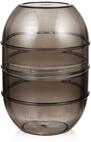 Lurrose Hair Dye Color Mixing Cup with Double Scale Hair Tint Shaker Mixer Bowl for Salon and Home Coloring