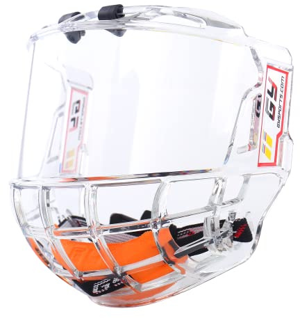 GY Hockey Full Shield Visor Hockey Helmet Visor Hockey Full Face Protection Visor (Clear)