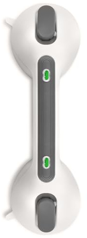 Newthinking Suction Grab Rails for Bathroom, Portable Suction Bathtub Handles with Indicator, Suction Safety Shower Grab Handles Mobility Aids for Elderly Disabled (1, Dark Gray)