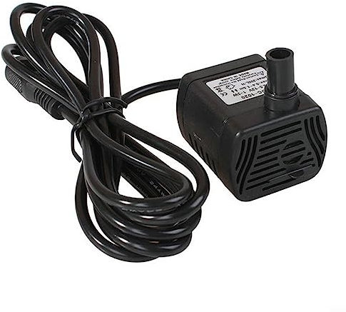 Pompa dell'acqua sommergibile da 250 l/h, piccola pompa sommergibile ad energia solare anfibia per acquario, fontana stagno, DC5,5 V ~ 12 V