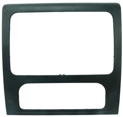 Auto Bilradio Panelram DVD-spelare Mellanram CD Box Luftkonditionering Panel Ram Svart Silver 1T0858071 För VW For Touran 2011-2015 Radio Trim Panelram(Black)