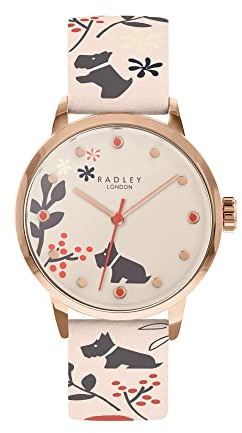 RADLEY Floral Ladies Leather Strap Epping Forest Watch RY2930A