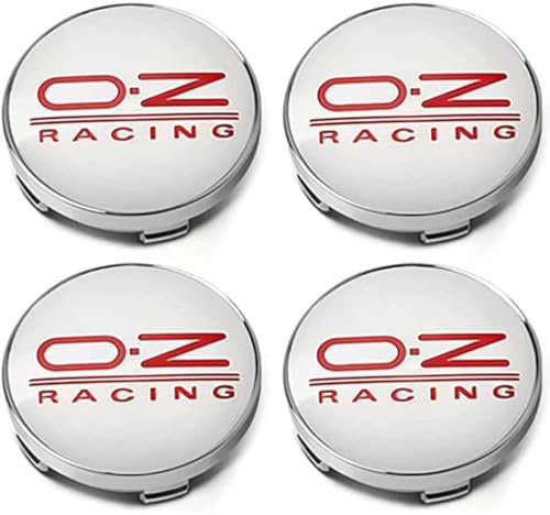4 Stück Auto Radnabenabdeckung, for OZ Racing 60mm Wasserdicht Staubdicht Nabendeckel Auto Styling Felgen Abdeckung,B