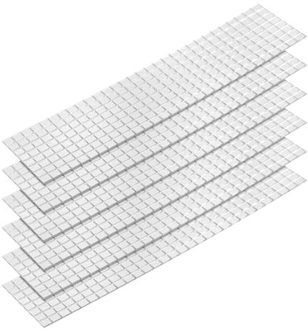 QUARKZMAN 2400pz Specchio Adesivo Mosaico Piastrelle, 5 x 5 mm Mini Quadrato Acrilico Piastrelle Palla Discoteca Adesivo per Creare Decorazioni Artigianali Piastrelle, Argento