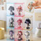 3 PCS Acrylic Display Boxes Colorful Figures Display Case for Funko Pop Figures, Stackable Blind Box Fully Assembled Dustproof Storage Organizer Box for Lego Collectibles Action Figures Pop Mart