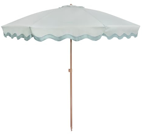 Flamingueo Ombrellone da Spiaggia, Giardino, Piscina, Altezza e Orientamento Regolabile, Protezione UPF 50+, Poliestere, Borsa per il Trasporto, 225 x 220 cm