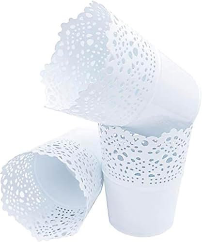 Organizador de cosméticos, 3 unidades, organizador de maquillaje, organizador de escritorio, soporte de maquillaje, soporte para cepillos de metal, maceta, pinceles de maquillaje, brochas de