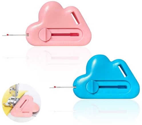 Sutura magnetica con separatore per cuciture, 2 in 1, guida magnetica, 2 pezzi, guida per cuciture magnetiche, strumenti di consulenza, strumenti di fissaggio per macchine da cucire, blu, rosa