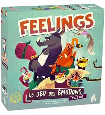Känslor - The Emotions Game | Ny utgåva 2025 | Act in Games | Co-op | 2 till 8 spelare | Från 8 år | 30 min