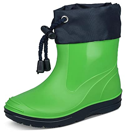 Beck Unisex Kinder Gummistiefel, Grün, 21 EU