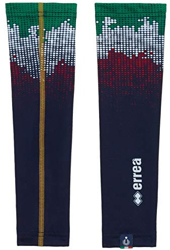 Errea Manchons Officielles de la Nationale Italienne Volleyball, Couleur Bleu, Mixte, Bleu