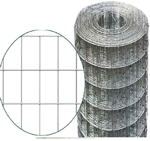 MARRA EDILE 25 mt Rotolo Rete ELETTROSALDATA ZINCATA per Recinzione Maglia 50X75 mm 5X7,5 cm Filo ø 1.7 mm Altezza 175 cm MARRAGROUP MARRAEDILE