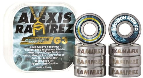 Bronson Speed Co Skateboard Bearings Alexis Ramirez Pro G3