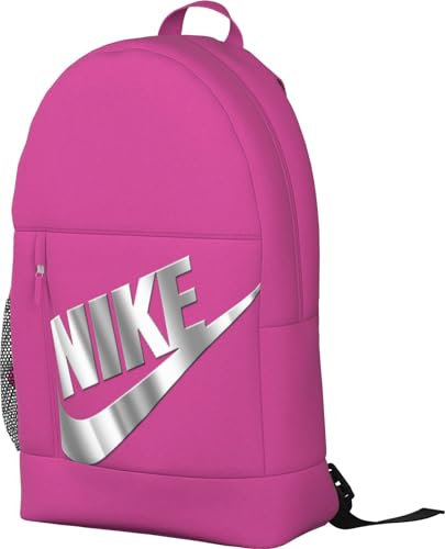 Nike Zaino unisex per bambini Y Nk Elmntl Bkpk, Laser fucsia/argento metallizzato, 20 Lang, Sport