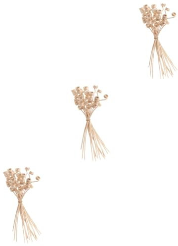 Alipis 60 Piezas Varilla de reemplazo de aromaterapia difusor de caña de Fragancia recargar Las barritas aromáticas - Varillas aromáticas - Difusor de Aroma Varilla difusora de Madera