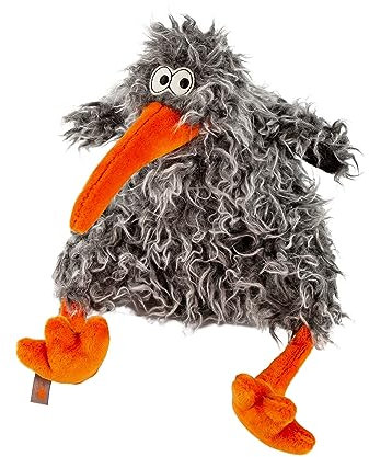 Sigikid 42986 Bottom Bouncer Kikeriki Kuscheltier für Mädchen und Jungen: Sammeln, Schenken, Spielen, Schmusen, empfohlen für Kinder und Erwachsene von 2 bis 99 Jahren
