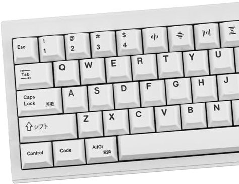 PBT White Minimalist Keycaps 129 Keys Cherry Profile DYE-SUB Custom Keycap Set Suitable for MX Cherry 60% 70% 75% 100% Mechanical Keyboard