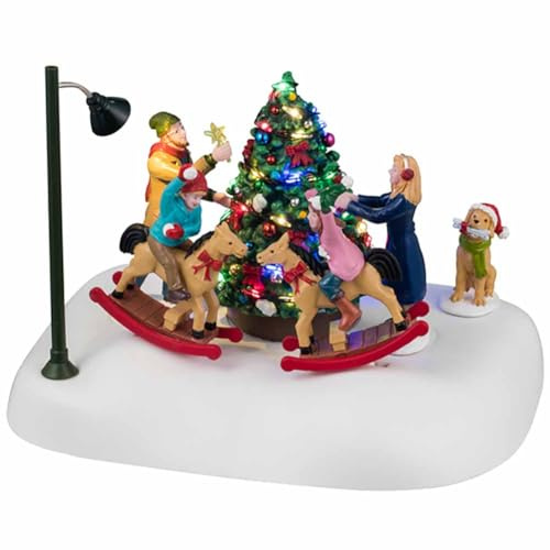 LEMAX Mobile decorative scene Rockin' Around The Christmas Tree H 12.5 x 17 x 12.5 cm