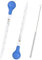 2 Stück Pipette, Glaspipette Pipette 10ml Glas Pipette, Messpipetten Mit Bürsten, Pipetten, Tropfpipette für Labor Lebensmittel Forschung Medizin Schule