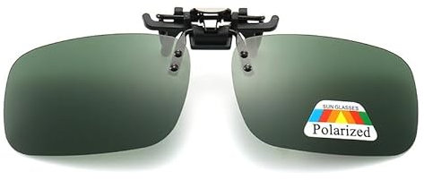 SHFYFHS Polarisierte Sonnenbrillen-Clip für Herren und Damen - Flip up UV400 Schutz für Anwendbar auf Golf, Angeln, Jagd Sports - 1 Stück