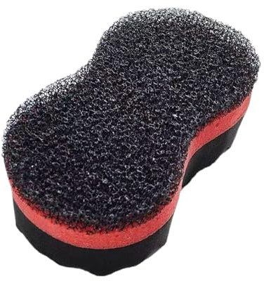 Éponge en nid d'abeille pour voiture, nettoyage et détails de voiture, outil de polissage pour voiture, cirage et polissage | Fourniture automobile, 21 x 11,4 x 8,9 cm