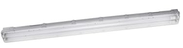 OSRAM Submarine LED vattentät armatur, 2x15W, neutral vit 4000K, 3000lm, IP65, damm- och stänksäker, för källare och garage