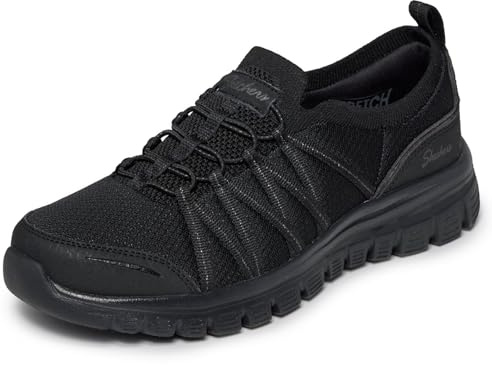 Skechers Graceful PURECRUSH - Tenis para Mujer, Color Negro, Talla 5