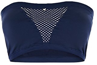 Guess W72P79K5KG0, Reggiseno Bandeau Donna, Blu (Bleu/Deck Blue), 42 (Taglia produttore: M)