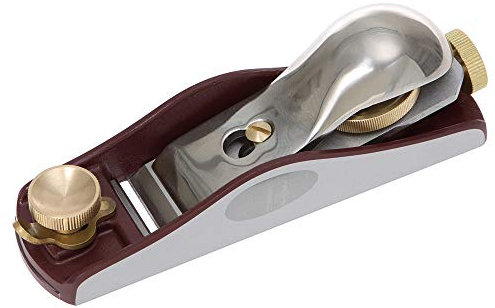 DICTUM rabot de paume angle faible 12° – rabot compact, fer japonais SK4 25 mm, corps en fonte d’acier, idéal pour les finitions et chants