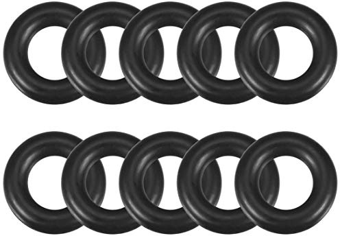 sourcing map Nitrile Caoutchouc Joints Toriques 18mm OD 10mm ID 4mm Largeur Métrique Joint Étanchéité Paquet de 10